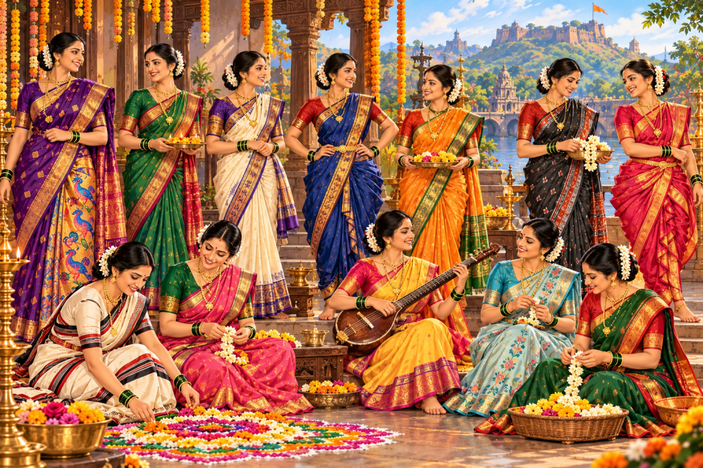 Maharastra sarees